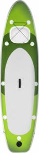 vidaXL Nadmuchiwana deska SUP z akcesoriami, zielona, 330x76x10 cm 3