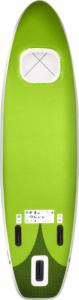 vidaXL Nadmuchiwana deska SUP z akcesoriami, zielona, 330x76x10 cm 4