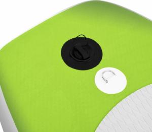 vidaXL Nadmuchiwana deska SUP z akcesoriami, zielona, 300x76x10 cm 5