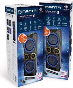 Kolumna Manta SPK 95008 KARAOKE (zestaw 2 głośników stereo Left/Right) 3