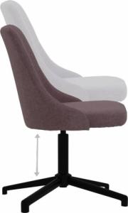 Krzesło biurowe vidaXL 3090234 Brązowe 5