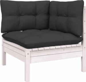 vidaXL vidaXL 7-cz. zestaw wypoczynkowy do ogrodu, z poduszkami, sosnowy 3