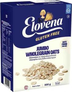 RAISIO NATRITION Płatki owsiane bezglutenowe Jumbo wholegrain oats 500g Elovena Provena 1