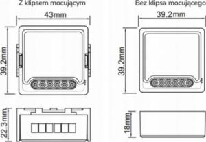 OXT Sterownik Mini Przekaźnik 3 Obwody WiFi TUYA 7