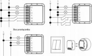 OXT Moduł OXT mini ściemniacz 2 obwody ZigBee TUYA 6