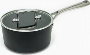 Amercook Garnek z Pokrywką Amercook Czarny Terakota Piekarnik Stal nierdzewna Aluminium ( 18 cm) 1