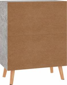 vidaXL Szafka, szarość betonu, 60x30x72 cm, płyta wiórowa 7