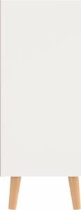 vidaXL Szafka, biel i dąb sonoma, 90x30x72 cm, płyta wiórowa 4