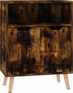 vidaXL Szafka, przydymiony dąb, 60x30x72 cm, płyta wiórowa 2