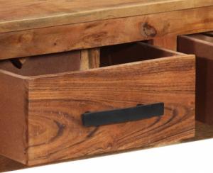 vidaXL Szafka z 3 szufladami, 110 x 30 x 80 cm, lite drewno akacjowe 4