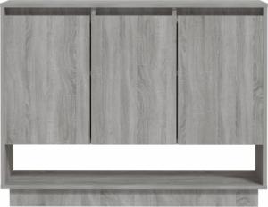 vidaXL Szafka, szary dąb sonoma, 97x31x75 cm, płyta wiórowa 5