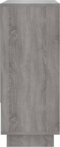 vidaXL Szafka, szary dąb sonoma, 97x31x75 cm, płyta wiórowa 7