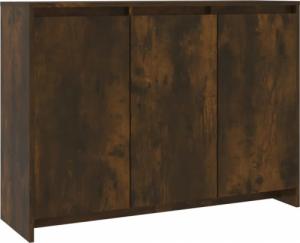 vidaXL Szafka, przydymiony dąb, 102x33x75 cm, płyta wiórowa 2