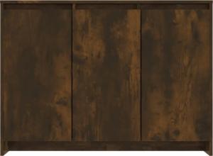vidaXL Szafka, przydymiony dąb, 102x33x75 cm, płyta wiórowa 6