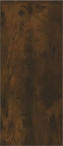 vidaXL Szafka, przydymiony dąb, 102x33x75 cm, płyta wiórowa 7