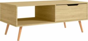 vidaXL Stolik kawowy, dąb sonoma, 100x49,5x43 cm, płyta wiórowa 2