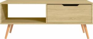 vidaXL Stolik kawowy, dąb sonoma, 100x49,5x43 cm, płyta wiórowa 3