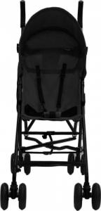 Wózek vidaXL Wózek dziecięcy, antracytowo-czarny, stalowy 4