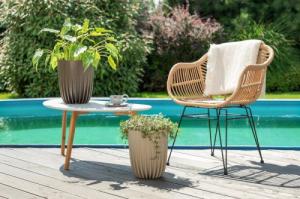 Lamela Doniczka+Wkład Mira Eco* Coffe Latte H 297 Fi 25cm 8