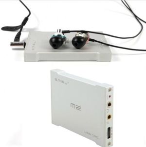 Wzmacniacz słuchawkowy SMSL M2 Silver Portable headphone amplifier external DAC decoder sound card 5