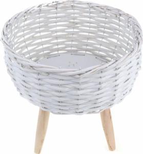 Pepco PEPCO Doniczka wiklinowa 30x30x28cm Biały 2