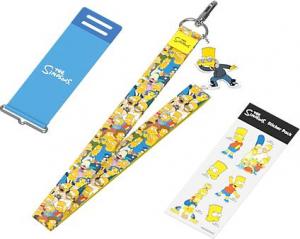 Samsung Pasek (długi) Samsung w kolorze Blue(Bart) do etui Galaxy Z Flip3 z motywem Simpsons 2