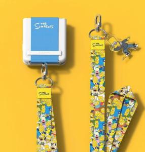 Samsung Pasek (długi) Samsung w kolorze Blue(Bart) do etui Galaxy Z Flip3 z motywem Simpsons 3
