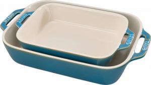 STAUB Zestaw 2 prostokątnych półmisków ceramicznych Staub 1