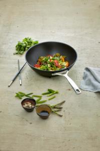 Patelnia Demeyere wok Tytanowa 30cm 2