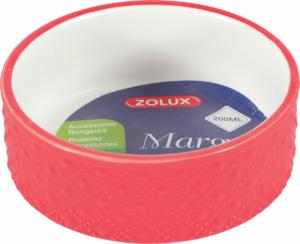Zolux ZOLUX Miska gres dla gryzonia MARGOT 200 ml kol. czerwony 1