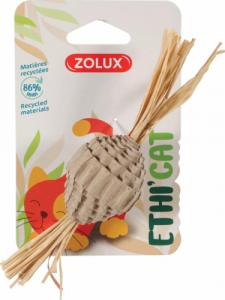 Zolux ZOLUX Zabawka dla kota ETHICAT piłka z tektury i liście kukurydzy 1