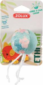 Zolux ZOLUX Zabawka dla kota ETHICAT piłka, liście 1