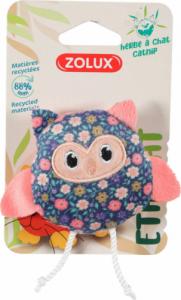 Zolux ZOLUX Zabawka dla kota ETHICAT sowa, kwiaty 1