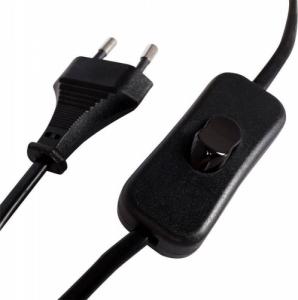 Lampa stołowa Ambiance Lampa stołowa z kloszem abażurem lampka nocna czarna drewniana 30x14cm 7