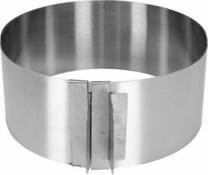 La Cucina Forma do pieczenia ciasta regulowana okrągła rozsuwana opaska do tortu stalowa obręcz 16-30 cm 3