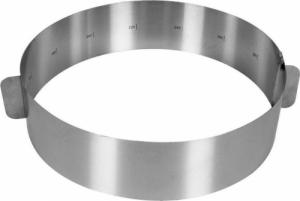 La Cucina Forma do pieczenia ciasta regulowana okrągła rozsuwana opaska do tortu stalowa obręcz 16-30 cm 4