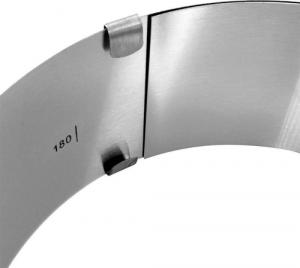 La Cucina Forma do pieczenia ciasta regulowana okrągła rozsuwana opaska do tortu stalowa obręcz 16-30 cm 9