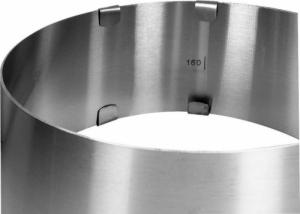 La Cucina Forma do pieczenia ciasta regulowana okrągła rozsuwana opaska do tortu stalowa obręcz 16-30 cm 10