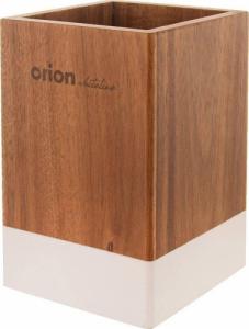 Orion Stojak pojemnik organizer na przybory kuchenne sztućce drewniany kuchenny 10x10x15 cm WHITELINE 6