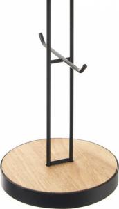 Orion Stojak na kubki filiżanki metalowy wieszak kuchenny na 6 kubków czarny 15,5x40 cm RADKA 3