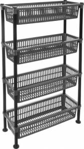 Orion Regał organizer szafka koszyk 4-poziomowy kuchenny łazienkowy do kuchni łazienki wąski 2