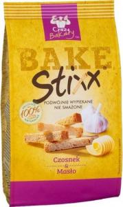 BAKE Stixx Paluszki chlebowe Czosnek i Masło BAKE Stixx, 60g 1