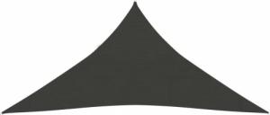 vidaXL Żagiel przeciwsłoneczny, 160 g/m, antracytowy, 5x6x6 m, HDPE 3