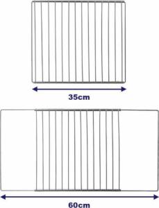 Orion Ruszt uniwersalny regulowany do piekarnika pieczenia kratka podstawka studzenia lukrowania 3