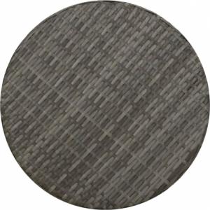 vidaXL Stolik herbaciany, szary, 45 cm, polirattan 5