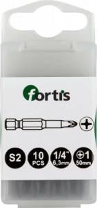 Fortis Bit 1/4" DIN3126 E6,3 PH 1x50mm 10szt.FORTIS 1