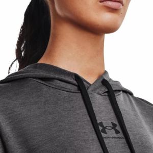 Under Armour Bluza damska Under Armour Rival Terry Hoodie grafitowa 1369855 010 S 4
