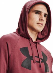 Under Armour Bluza męska Under Armour Rival Fleece Big Logo HD burgund 1357093 652 2XL 3