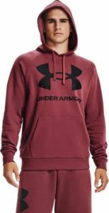 Under Armour Bluza męska Under Armour Rival Fleece Big Logo HD burgund 1357093 652 2XL 4
