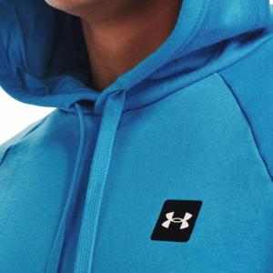 Under Armour Bluza męska Under Armour Rival Fleece Hoodie niebieska 1357092 422 S 5
